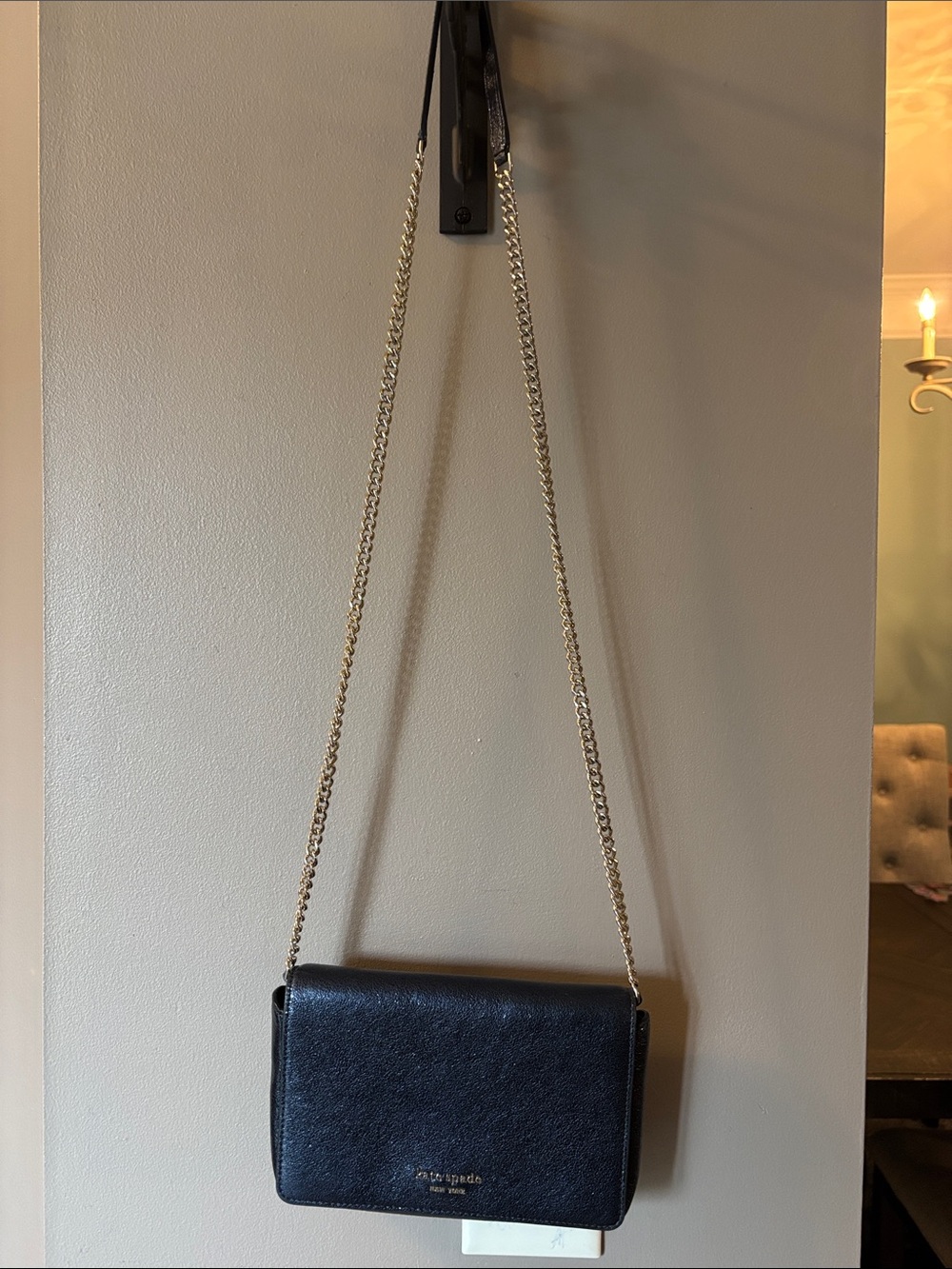 Metallic Blue Kate Spade Crossbody